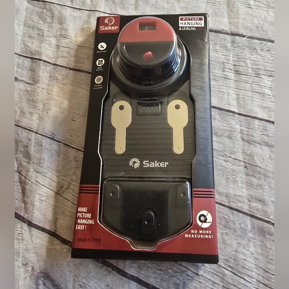 SAKER PICTURE HANGING AND LEVELING TOOL KIT